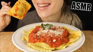 ASMR PASTA RAVIOLI SPINACH  CHEESE ITALIAN FOOD MUKBANG EATING SOUNDS No Talking 먹방 Kasmia ASMR [upl. by Eilyah697]