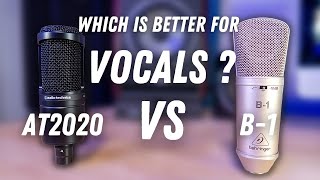 AudioTechnica AT2020 vs Behringer B1  For vocals [upl. by Eraste]