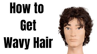 How to get Wavy Hair  TheSalonGuy [upl. by Yssirc]