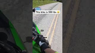 🤦‍♀️Girl Turns a 550 lbs motorcycle around middle of road motovlogger bigbike bikergirl [upl. by Michelle]