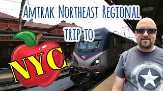 Onboard Amtrak Northeast Regional  Wilmington to New York City [upl. by Hoopen919]