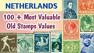 Netherlands Stamps Value  Most Expensive Rare Stamps Of Netherlands  Holland Dutch Stamps [upl. by Afital656]