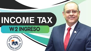 W2 INGRESO  Form 1040 en TSS SOFTWARE  Income Tax [upl. by Miof Mela]