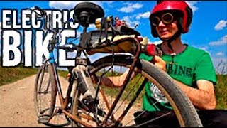 Angle Grinder Ebike 😄 DIY [upl. by Fellner327]