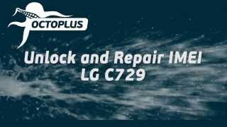 LG C729 Unlock and Repair IMEI with Octoplus Box [upl. by Eivad]