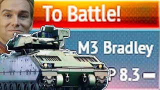 M3 Bradley STOCK Part 2  War Thunder 479 [upl. by Tymes]