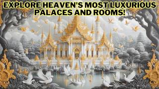 Explore HEAVENS Most Luxurious Palaces and Rooms  Islamic Description of Paradise Homes [upl. by Krilov350]