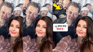 Salman Khan Meet Aishwarya Rai After Many Years During Siima Awards Show in Dubai Watch the video [upl. by Irim185]