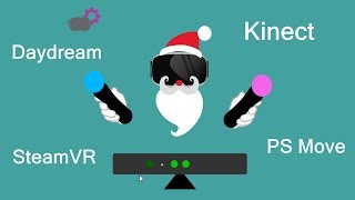 Driver4VR  Preview Virtual Tracking System Made of Kinect amp PS Move or Daydream [upl. by Acinoed558]