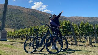 🇳🇿뉴질랜드 신혼여행 EP2｜깁슨밸리 와이너리 라이딩 Gibbston valley riding\Around The Basin Bike Queenstown [upl. by Joe85]