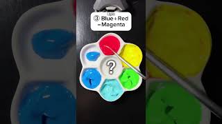 Mixing paint colors and make more colors asmr shortvideo shortasmr rjkielvlog [upl. by Misti]