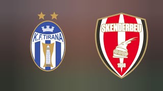 KF Tirana vs Skenderbeu Korca al banian super league football live [upl. by Orofselet]