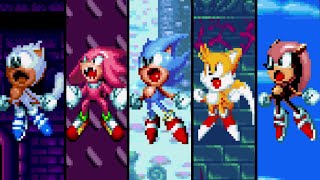 Sonic All Transformations 1 Sprite Animation [upl. by Nuyh]