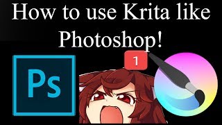 Krita Like Photoshop [upl. by Aerbua]