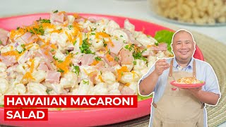 HAWAIIAN MACARONI SALAD RECIPE  SIMPOL  CHEF TATUNG [upl. by France]