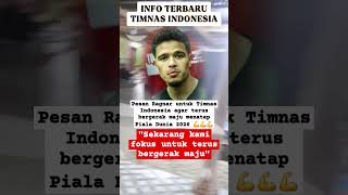 Pesan Ragnar 🗣 kami fokus bergerak maju untuk Timnas Indonesia beritabola shortvideo ragnar [upl. by Nnyleitak]