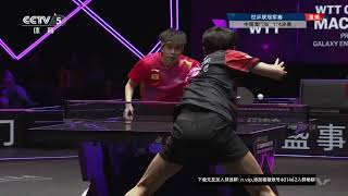 WTT Champions Macao 2024 Mens Singles  Quarterfinal WANG Chuqin VS CHO Daeseong [upl. by Knudson]