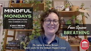 Mindful Mondays Four Square Breathing  Kakky Brown  Ole Miss [upl. by Jahdal]