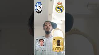 Atalanta Vs real Madrid in UCL whos gonna win 🏆🎖️ [upl. by Christabel]