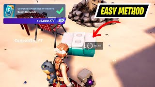 How to EASILY Search ice machines or coolers Fortnite [upl. by Seerdi]