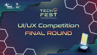 TECHFEST 2023 UI  UX Competition Final Round [upl. by Yniar725]