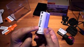 Sony FDRX1000V 4K Action Cam with WiFi amp GPS Unboxing [upl. by Ofelia]