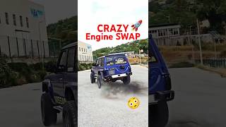 Nissan Patrol GR Y60 300HP  CRAZY BMW 330D V6 Engine Swap [upl. by Wilow]