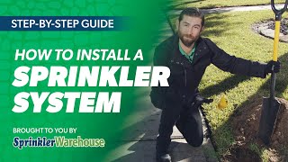 Sprinkler System Install  Overview [upl. by Cornia]