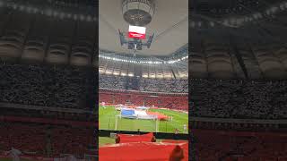 Śpiewamy Hymn Polski świętoniepodległości polska hymn kibice łączynaspiłka stadionnarodowy [upl. by Oderfliw16]