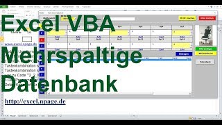 0 Mehrspaltige Datenbank mit Suchmaschine und Bilder in Excel VBA selber erstellen [upl. by Melc]