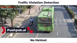 Traffic Violation detection  No Helmet [upl. by Ainotna510]