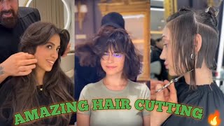 BEAUTIFUL HAIR CUTTING ✂️ TUTORIALS 🔥HEATHERPIZZULLIHAIR SALON [upl. by Cordey]