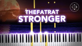 TheFatRat Slaydit amp Anjulie  Stronger  Piano [upl. by Cletis]