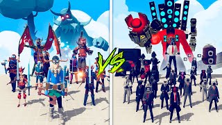 NORSE GODS vs UPGRADED TITAN SPEAKERMAN TEAM  Totally Accurate Battle Simulator TABS [upl. by Sapphira]