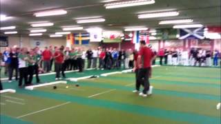 1617 World Short Mat Bowls Championship Fours Final 2012 Ballymoney [upl. by Rab]