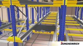 Under Pallet Carrier UPC for Compact Storage Systems [upl. by Yrallih499]