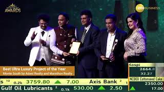 Best Ultra Luxury Project of the Year  Monte South by Adani Realty amp Marathon Realty  ZEE Business [upl. by Willms127]