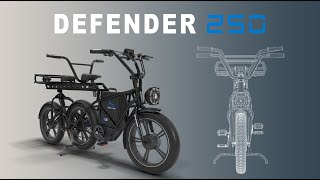 Defender 250  The new model of Dolas e Bike [upl. by Llenram755]