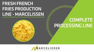 Fresh French Fries Production Line  Marcelissen [upl. by Zink]