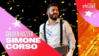 Simone Corso conquista il Golden Buzzer 🌟 di Lodovica Comello a Italia’s Got Talent [upl. by Graf]