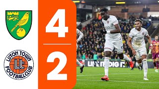 Norwich 42 Luton  Highlights [upl. by Selina]