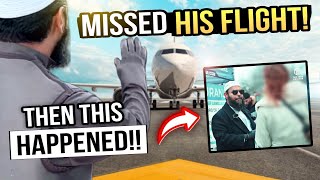 ✈️🤯Shaykh Uthman MISSED his Flight 🇺🇸 but then this happened❗ [upl. by Giefer]