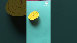 Easy diy spinner craft for fun craftactivity diy youtubeshorts trending viralvideo craftidea [upl. by Rabi]