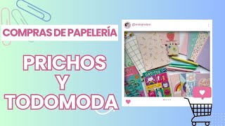 🛍️Compras de Papelería en Prichos y TodoModa prichos papeleriaprichos todomoda🛒 [upl. by Maxima]