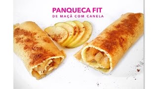 Panqueca fit de maçã com canela [upl. by Anyah946]