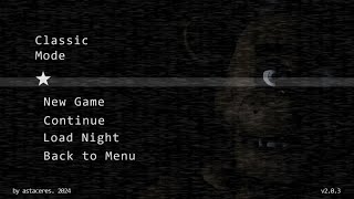Five Nights at Freddys 1 Super Custom Night Classic Mode [upl. by Oler]