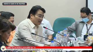 Senate panel approves the P2385billion proposed budget of the Office of the Vice President [upl. by Dniren226]