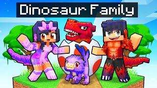 Having a DINOSAUR FAMILY in Minecraft [upl. by Kciregor]