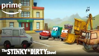 The Stinky amp Dirty Show  Clip Senders Valentines Gift  Prime Video Kids [upl. by Lala641]