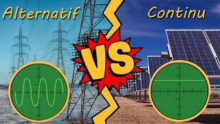 Le courant électrique  Comprendre la différence entre courant alternatif et courant continu [upl. by Aimet533]